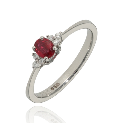 Fehér arany gyűrű 54-es méret (01F199-RUBIN-54)